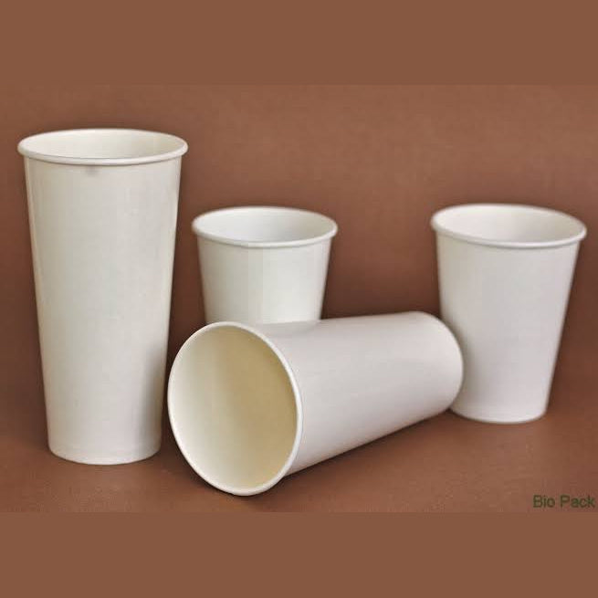 White PLA Single Wall Cold Drink Cup - 22oz