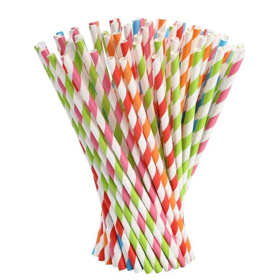 Individually Wrapped Paper Straw - 6 mm (2500 pcs)
