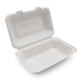 Sugarcane Clamshell Container - 9 x 6 in