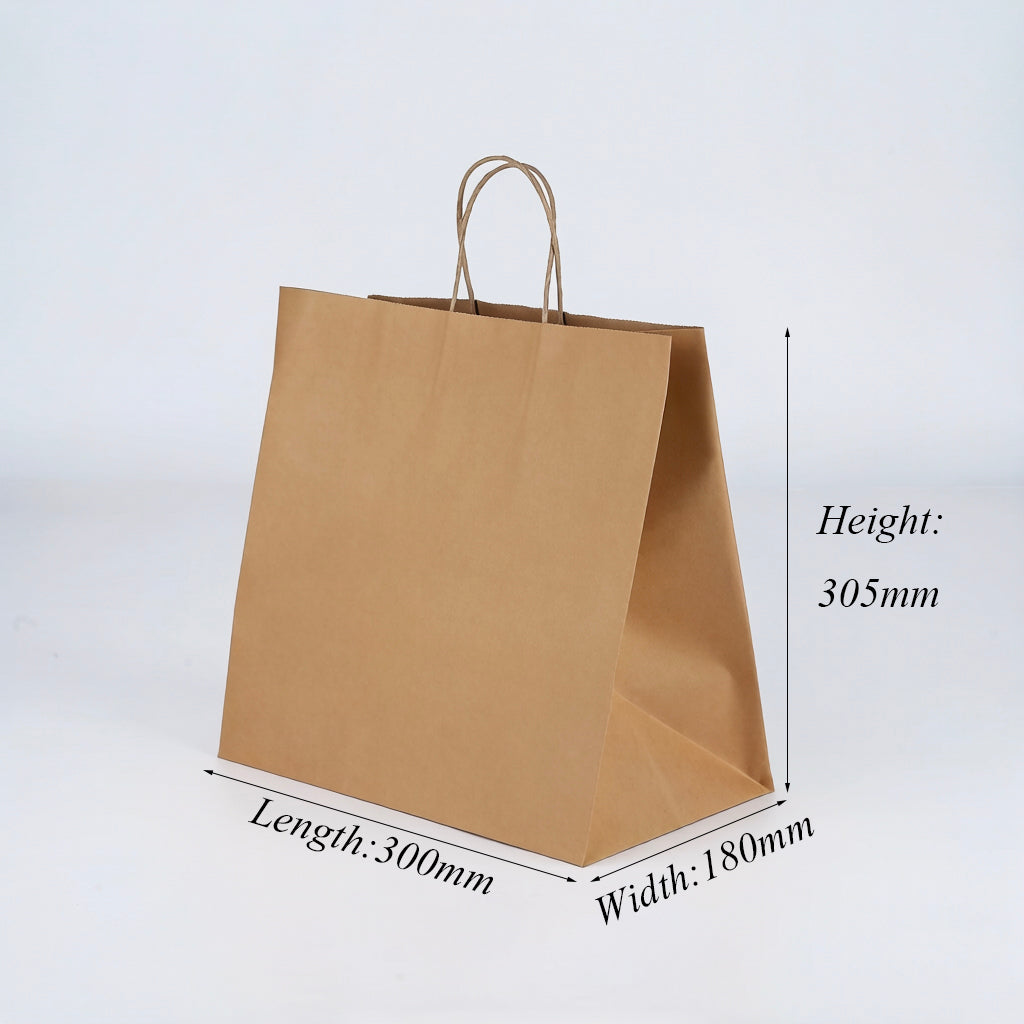 Large Paper Bag with Handles - 305 x 305 x 180 mm