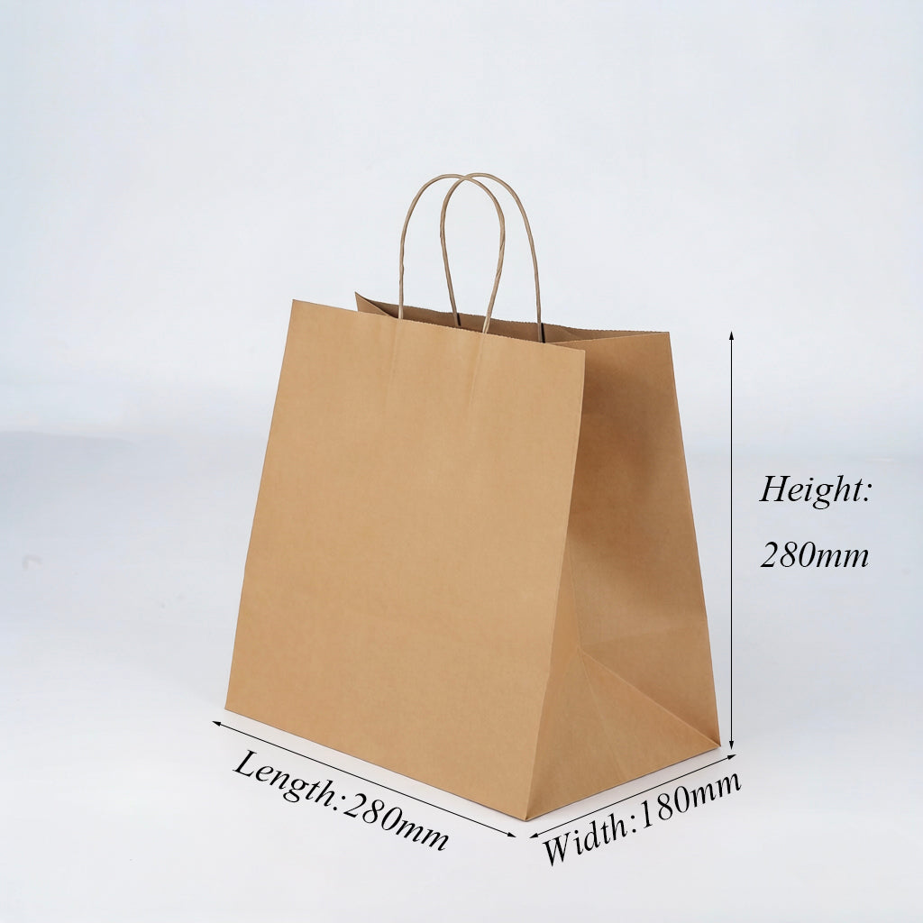 Medium Paper Bag with Handles - 280 x 280 x 150 mm