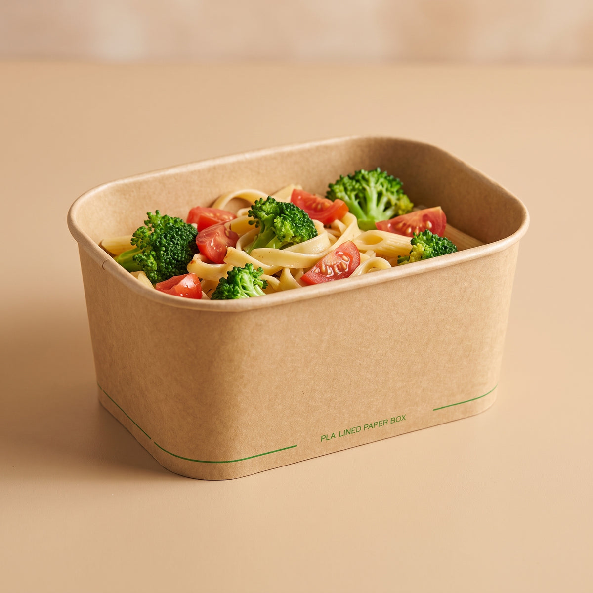 Rectangular Paper Container - 172 x 120 x 75 mm, 1000ml (300 pcs)