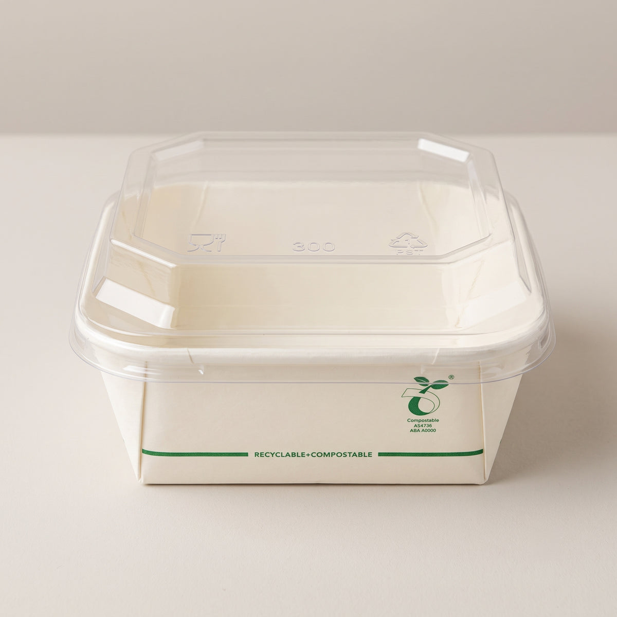 Octagonal PET Lid