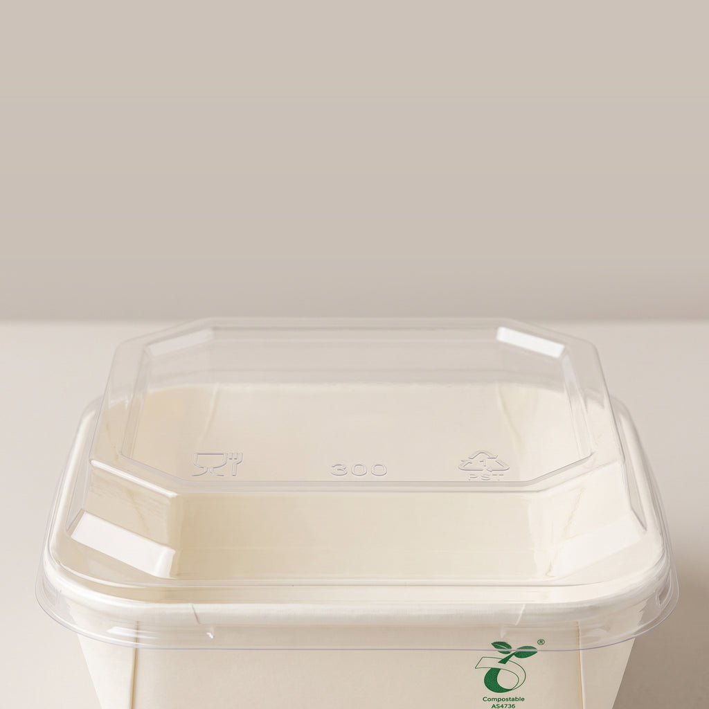 Octagonal PET Lid