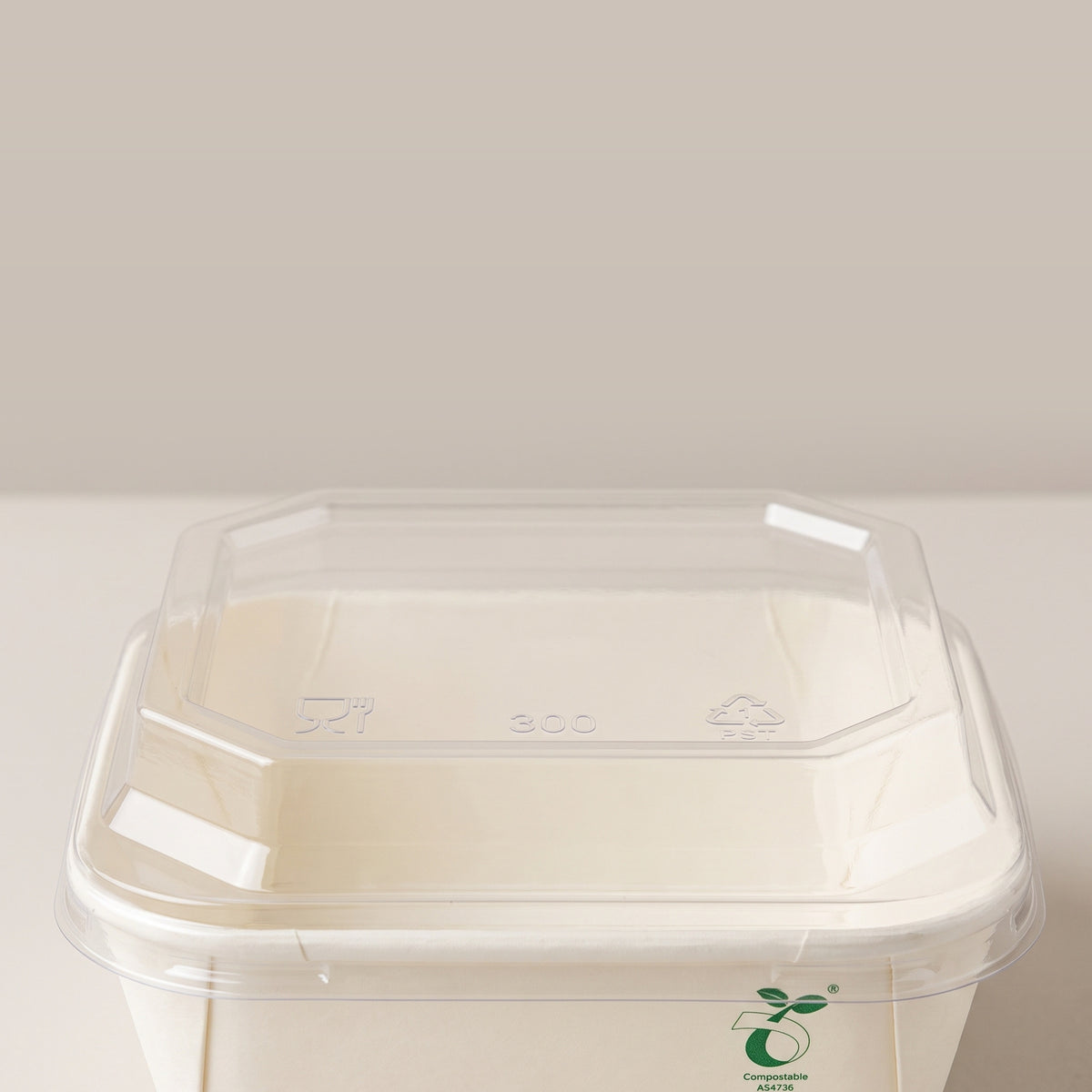 Octagonal PET Lid