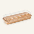 Size 5 Sushi Container with PET Lid - 223 x 93 x 35 mm
